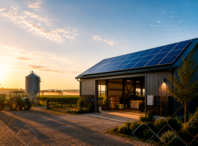 Sistema solar para el sector agropecuario